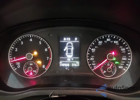 2013 Volkswagen Passat 2.5L Se из США, поврежденный, VIN 1VWBP7A39DC094256